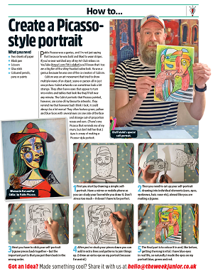 How To make a Picasso style portrait 